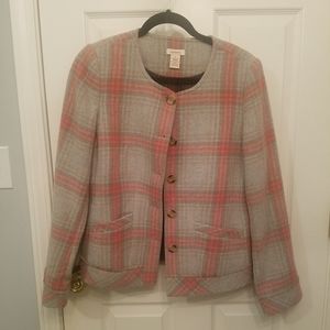 Sundance peach and tan blazer